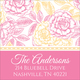 Garden Rose Square Address Labels Image 1 of 3